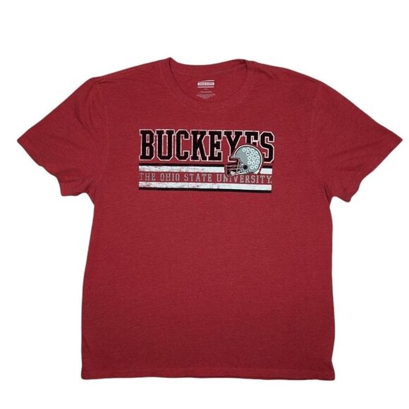 Ohio State Buckeyes Men's Red Tee SZ XL - Picture 1 of 4